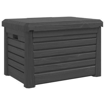 vidaXL Κουτί Μαξιλαριών Εξ Χώρου Ανθρακί 73x50,5x46,5cm Πολυπροπυλένιο