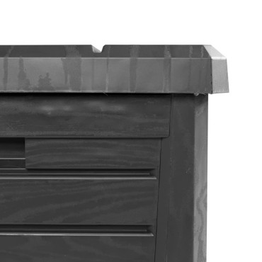 vidaXL Κουτί Μαξιλαριών Εξ Χώρου Ανθρακί 73x50,5x46,5cm Πολυπροπυλένιο