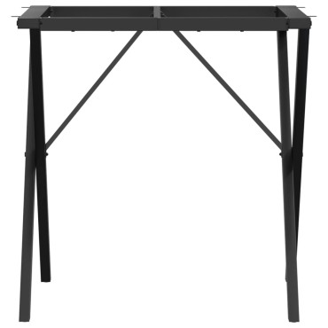 vidaXL Πόδια Τραπεζαρίας σε Σχήμα «X» 70x70x73cm Ατσάλι 1 τεμ.