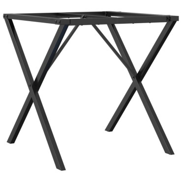 vidaXL Πόδια Τραπεζαρίας σε Σχήμα «X» 70x70x73cm Ατσάλι 1 τεμ.