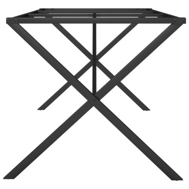 vidaXL Πόδια Τραπεζαρίας σε Σχήμα «X» 160x80x73cm Ατσάλι 1 τεμ.