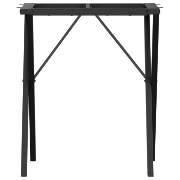 vidaXL Πόδια Τραπεζαρίας σε Σχήμα «X» 60x50x73cm Ατσάλι 1 τεμ.