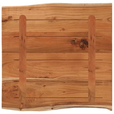 vidaXL Επιφάνεια Τραπεζιού Τετράγωνη 60x60x2,5cm Μασίφ Ξύλο Ακακίας 1 τεμ.