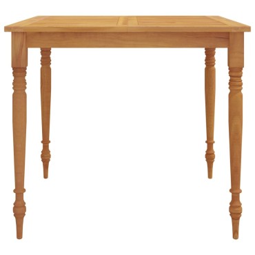 vidaXL Τραπέζι Batavia 85x85x75cm από Μασίφ Ξύλο Teak 1 τεμ.