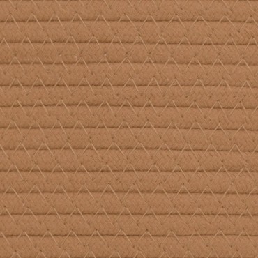 vidaXL Καλάθι Αποθήκευσης Καφέ και Λευκό Ø49x65 εκ. Βαμβακερό
