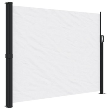 vidaXL Σκίαστρο Πλαϊνό Συρόμενο Λευκό 170 x 300 εκ.