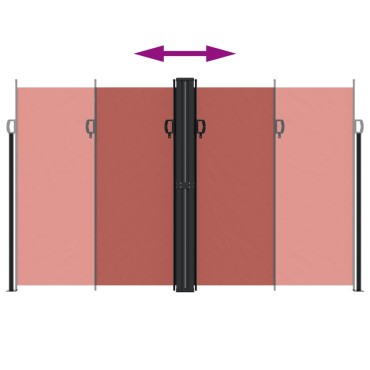 vidaXL Σκίαστρο Πλαϊνό Συρόμενο Τερακότα 200 x 1200 εκ.