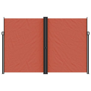 vidaXL Σκίαστρο Πλαϊνό Συρόμενο Τερακότα 220 x 600 εκ.