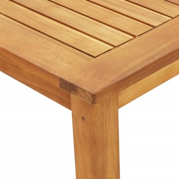 vidaXL Σετ Τραπεζαρίας Κήπου 5 τεμ. 85x85x74cm από Μασίφ Ξύλο Ακακίας