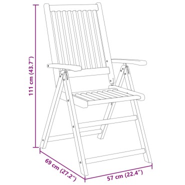 vidaXL Σετ Τραπεζαρίας Κήπου 5 τεμ. 85x85x74cm από Μασίφ Ξύλο Ακακίας