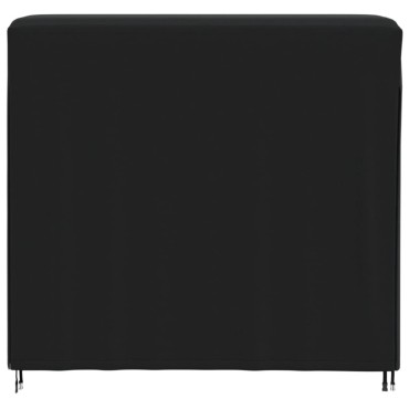 vidaXL Κάλυμμα Ραφιού Καυσόξυλων Μαύρο 122x61x106cm 420D Υφ. Oxford 1 τεμ.