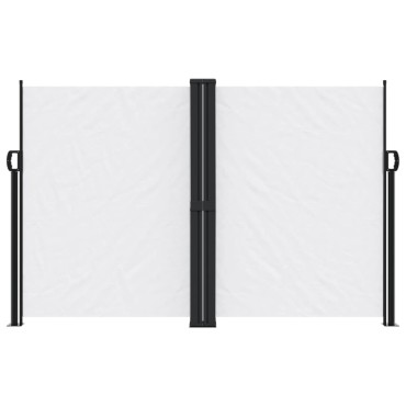 vidaXL Σκίαστρο Πλαϊνό Συρόμενο Λευκό 160 x 600 εκ.