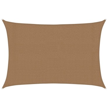 vidaXL Πανί Σκίασης Taupe 3 x 4,5 μ. από HDPE 160 γρ./μ²