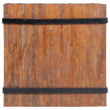 vidaXL Τραπεζάκι Βοηθητικό 60x60x38cm από Ξύλο Teak 1 τεμ.