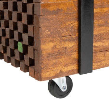 vidaXL Τραπεζάκι Βοηθητικό 60x60x38cm από Ξύλο Teak 1 τεμ.