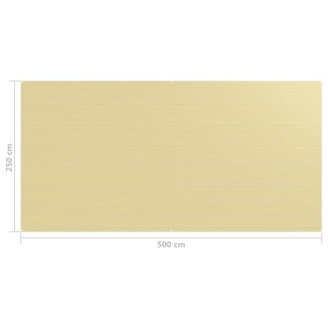 vidaXL Χαλί Σκηνής Μπεζ 250 x 500 εκ.