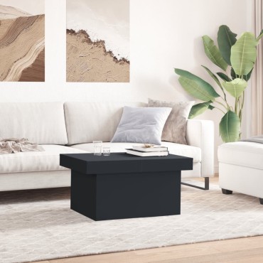 vidaXL Τραπεζάκι Σαλονιού Μαύρο 100x55x40cm Επεξεργασμένο Ξύλο 1 τεμ.