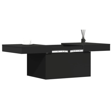 vidaXL Τραπεζάκι Σαλονιού Μαύρο 100x55x40cm Επεξεργασμένο Ξύλο 1 τεμ.