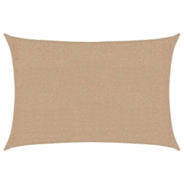 vidaXL Πανί Σκίασης Taupe 2 x 3 μ. από HDPE 160 γρ./μ²