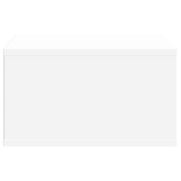 vidaXL Βάση Εκτυπωτή Λευκή 49 x 40 x 22,5 εκ. από Επεξεργασμένο Ξύλο