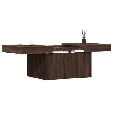vidaXL Τραπεζάκι Σαλονιού Καφέ Δρυς 100x55x40cm Επεξεργασμένο Ξύλο 1 τεμ.