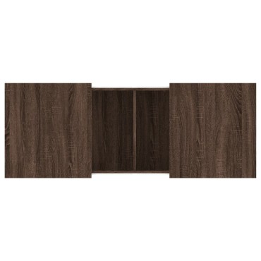 vidaXL Τραπεζάκι Σαλονιού Καφέ Δρυς 100x55x40cm Επεξεργασμένο Ξύλο 1 τεμ.