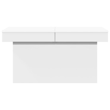 vidaXL Τραπεζάκι Σαλονιού Λευκό 80x55x40cm από Επεξεργ. Ξύλο 1 τεμ.