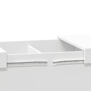 vidaXL Τραπεζάκι Σαλονιού Λευκό 80x55x40cm από Επεξεργ. Ξύλο 1 τεμ.