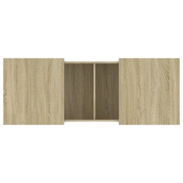 vidaXL Τραπεζάκι Σαλονιού Sonoma Δρυς 100x55x40cm Επεξεργασμένο Ξύλο 1 τεμ.
