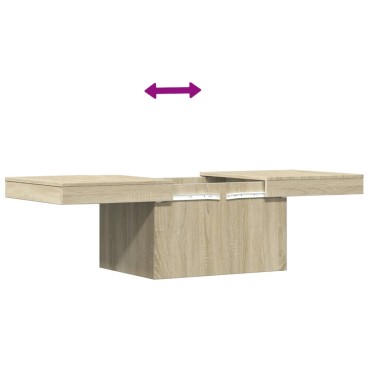 vidaXL Τραπεζάκι Σαλονιού Sonoma Δρυς 100x55x40cm Επεξεργασμένο Ξύλο 1 τεμ.