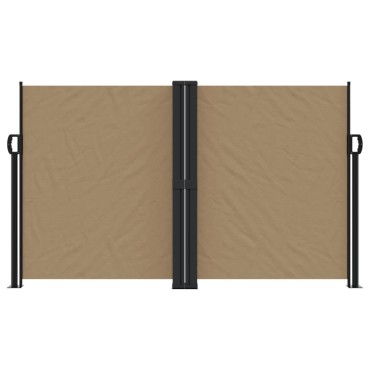 vidaXL Σκίαστρο Πλαϊνό Συρόμενο Taupe 140 x 1000 εκ.