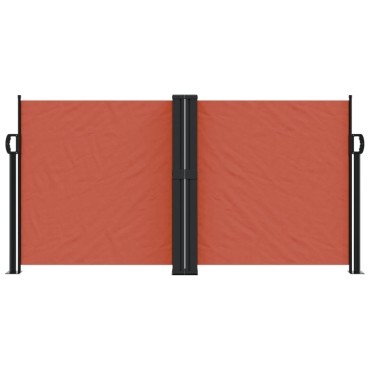 vidaXL Σκίαστρο Πλαϊνό Συρόμενο Τερακότα 120 x 600 εκ.