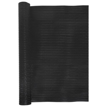 vidaXL Διαχωριστικό Βεράντας Μαύρο 600x80cm από Συνθετικό Ρατάν
