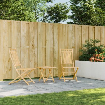 vidaXL Καρέκλες Κήπου Πτυσσόμενες 2 τεμ. 46x66x99cm από Μπαμπού