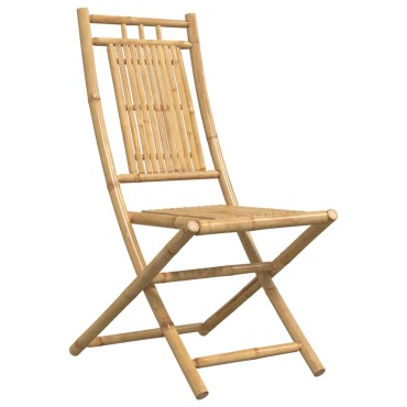 vidaXL Καρέκλες Κήπου Πτυσσόμενες 2 τεμ. 46x66x99cm από Μπαμπού