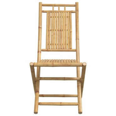 vidaXL Καρέκλες Κήπου Πτυσσόμενες 2 τεμ. 46x66x99cm από Μπαμπού