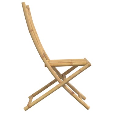 vidaXL Καρέκλες Κήπου Πτυσσόμενες 2 τεμ. 46x66x99cm από Μπαμπού