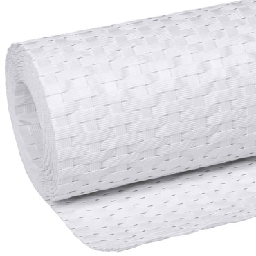 vidaXL Διαχωριστικό Βεράντας Λευκό 1000x80cm από Συνθετικό Ρατάν