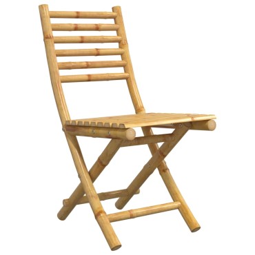 vidaXL Καρέκλες Κήπου Πτυσσόμενες 2 τεμ. 43x54x88cm από Μπαμπού