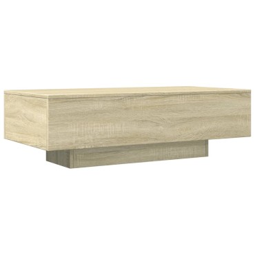 vidaXL Τραπεζάκι Σαλονιού Sonoma Δρυς 100x49,5x31cm Επεξεργ. Ξύλο 1 τεμ.