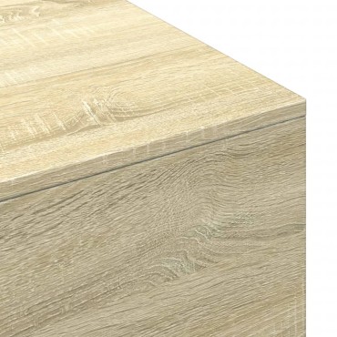 vidaXL Τραπεζάκι Σαλονιού Sonoma Δρυς 100x49,5x31cm Επεξεργ. Ξύλο 1 τεμ.