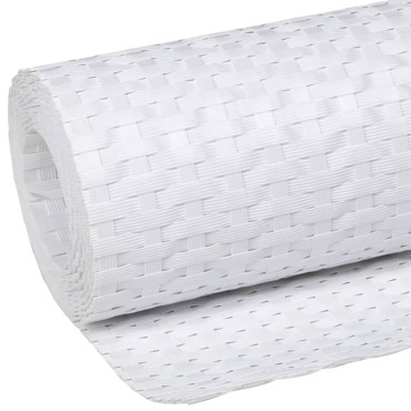 vidaXL Διαχωριστικό Βεράντας Λευκό 600x80cm από Συνθετικό Ρατάν