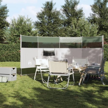 vidaXL Ανεμοφράκτης Κάμπινγκ Πράσινος 366x152x152 εκ. Αδιάβροχος