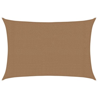 vidaXL Πανί Σκίασης Taupe 3 x 5 μ. από HDPE 160 γρ./μ²
