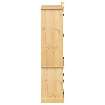 vidaXL Βιτρίνα Corona 103,5x42x180cm από Μασίφ Ξύλο Πεύκου 1 τεμ.