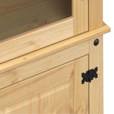 vidaXL Βιτρίνα Corona 103,5x42x180cm από Μασίφ Ξύλο Πεύκου 1 τεμ.