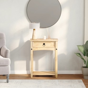 vidaXL Τραπέζι Κονσόλα Corona 55x35x73cm από Μασίφ Ξύλο Πεύκου 1 τεμ.