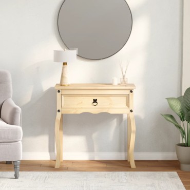 vidaXL Τραπέζι Κονσόλα Corona 73x35x73cm από Μασίφ Ξύλο Πεύκου 1 τεμ.