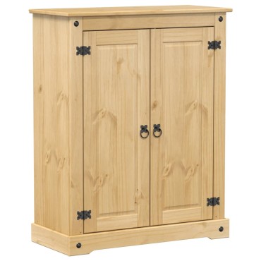 vidaXL Παπουτσοθήκη Corona 86x38,5x108cm από Μασίφ Ξύλο Πεύκου