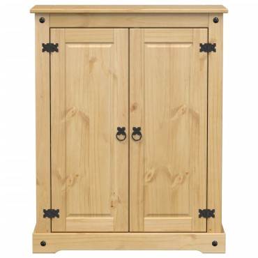 vidaXL Παπουτσοθήκη Corona 86x38,5x108cm από Μασίφ Ξύλο Πεύκου